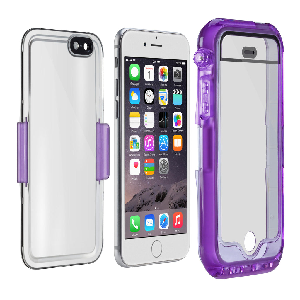 Waterproof Shockproof Ip6-6s Case Purple