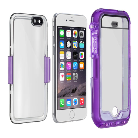 Waterproof Shockproof Ip6-6s Case Purple