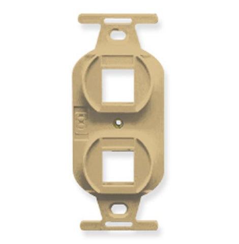 Insert- Electrical- 2-port- Ivory