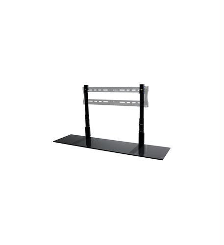 24in Black Glass Tv Smartshelf