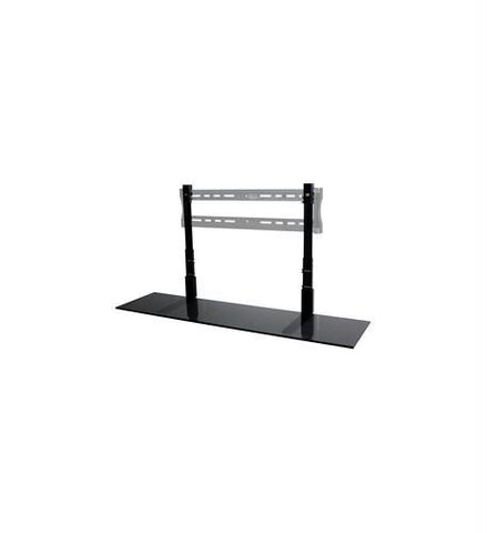 24in Black Glass Tv Smartshelf