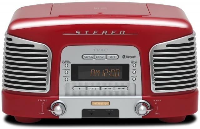 Bluetooth Cd Speaker System Red