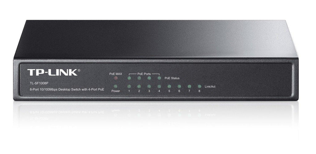 8 Port Poe Switch With 4 Ports Of Poe